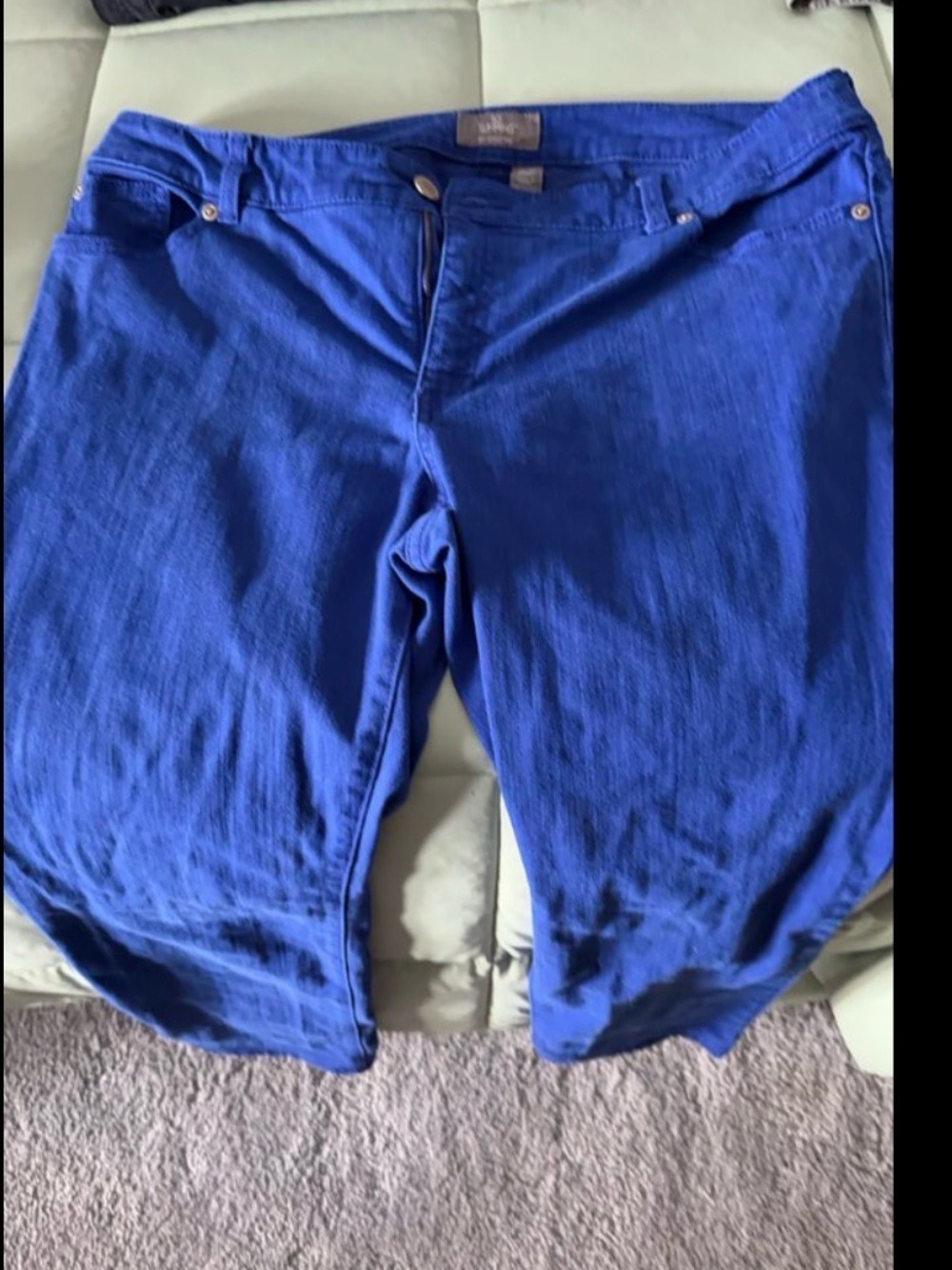 Chico's Royal Blue Slimming Jeans size Chicos 2.5